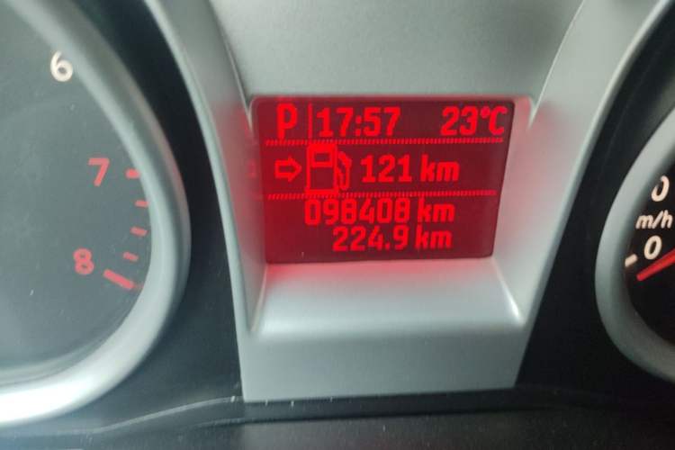 Used Ford Focus 2012 Hatchback Classic 1.8L Automatic Base Model Odometer Close Up