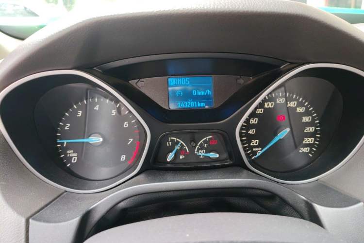 Used Ford Focus 2012 Sedan 1.6L Automatic Comfort Model Odometer Close Up