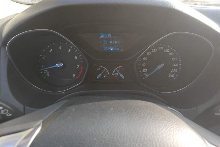 Used Ford Focus 2012 Sedan 1.6L Automatic Comfort Model Odometer Close Up