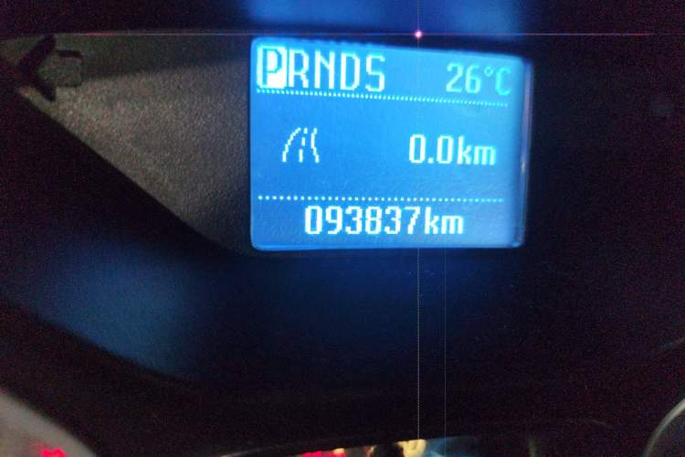 Used Ford Focus 2012 Sedan 1.6L Automatic Comfort Model Odometer Close Up