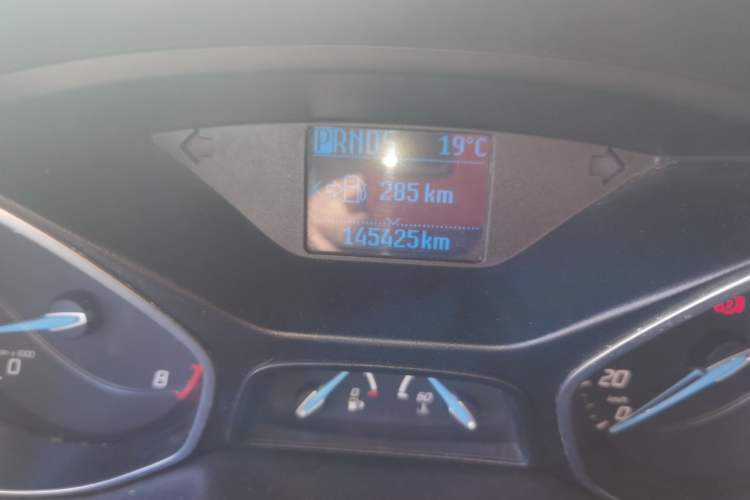 Used Ford Focus 2012 Sedan 1.6L Automatic Fashion Edition Odometer Close Up