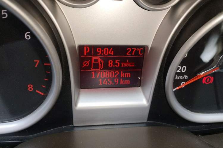 Used Ford Focus 2012 Hatchback Classic 1.8L Automatic Fashion Edition Odometer Close Up