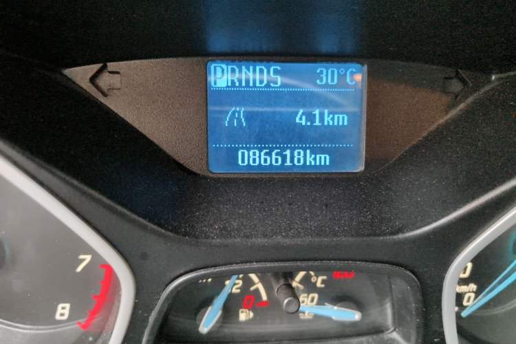 Used Ford Focus 2012 Sedan 1.6L Automatic Comfort Model Odometer Close Up