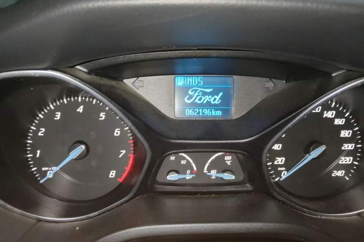 Used Ford Focus 2012 Hatchback 1.6L Automatic Comfort Model Odometer Close Up