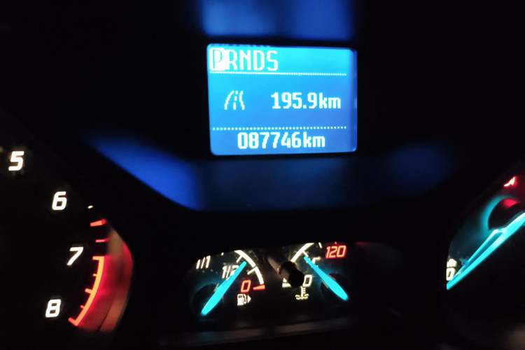 Used Ford Focus 2012 Hatchback 1.6L Automatic Comfort Model Odometer Close Up