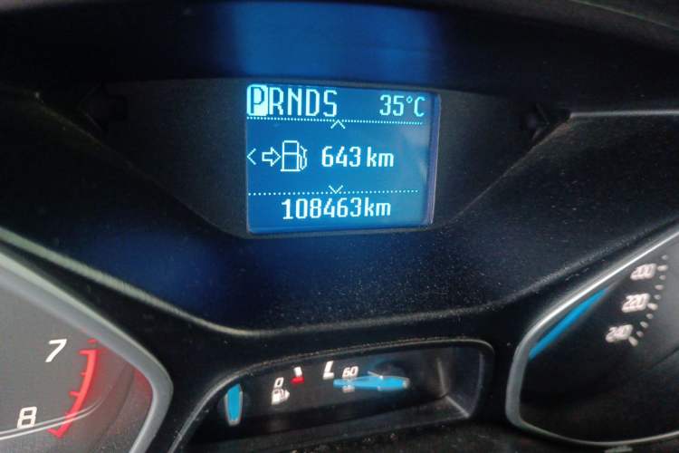 Used Ford Focus 2012 Hatchback 1.6L Automatic Fashion Edition Odometer Close Up