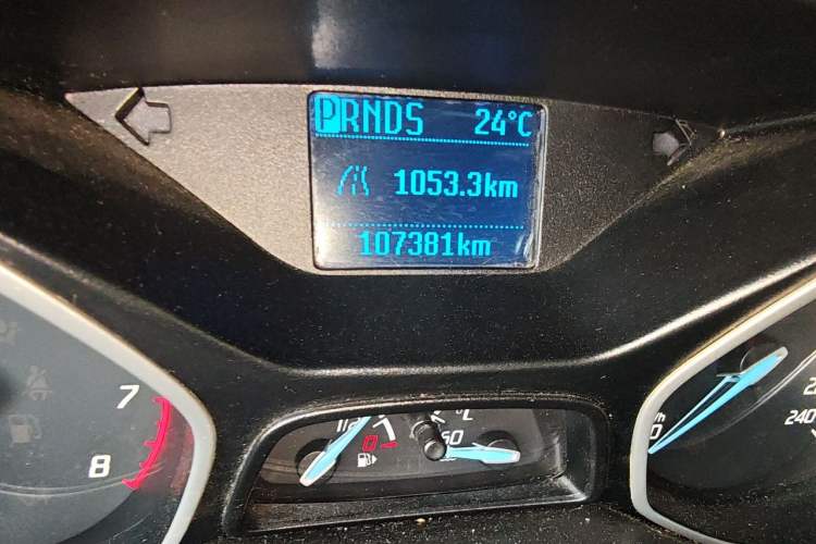Used Ford Focus 2012 Hatchback 1.6L Automatic Comfort Model Odometer Close Up