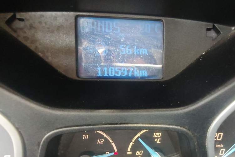 Used Ford Focus 2012 Sedan 1.6L Automatic Fashion Edition Odometer Close Up