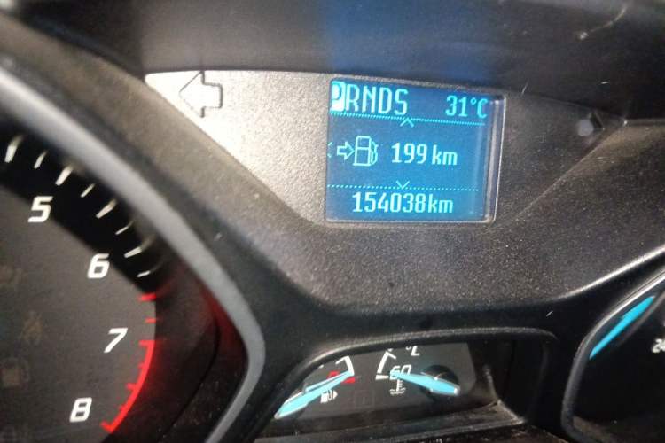 Used Ford Focus 2012 Sedan 1.6L Automatic Fashion Edition Odometer Close Up