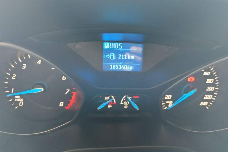 Used Ford Focus 2012 Sedan 1.6L Automatic Fashion Edition Odometer Close Up