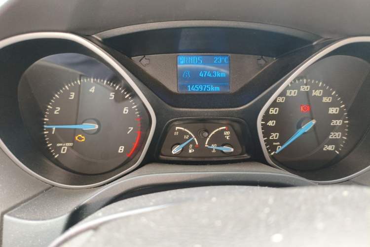 Used Ford Focus 2012 Sedan 1.6L Automatic Comfort Model Odometer Close Up