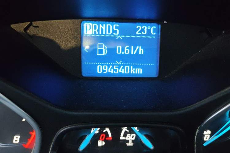 Used Ford Focus 2012 Hatchback 1.6L Automatic Fashion Edition Odometer Close Up