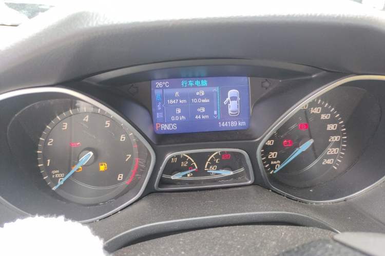 Used Ford Focus 2012 Hatchback 2.0L Automatic Luxury Sport Model Odometer Close Up