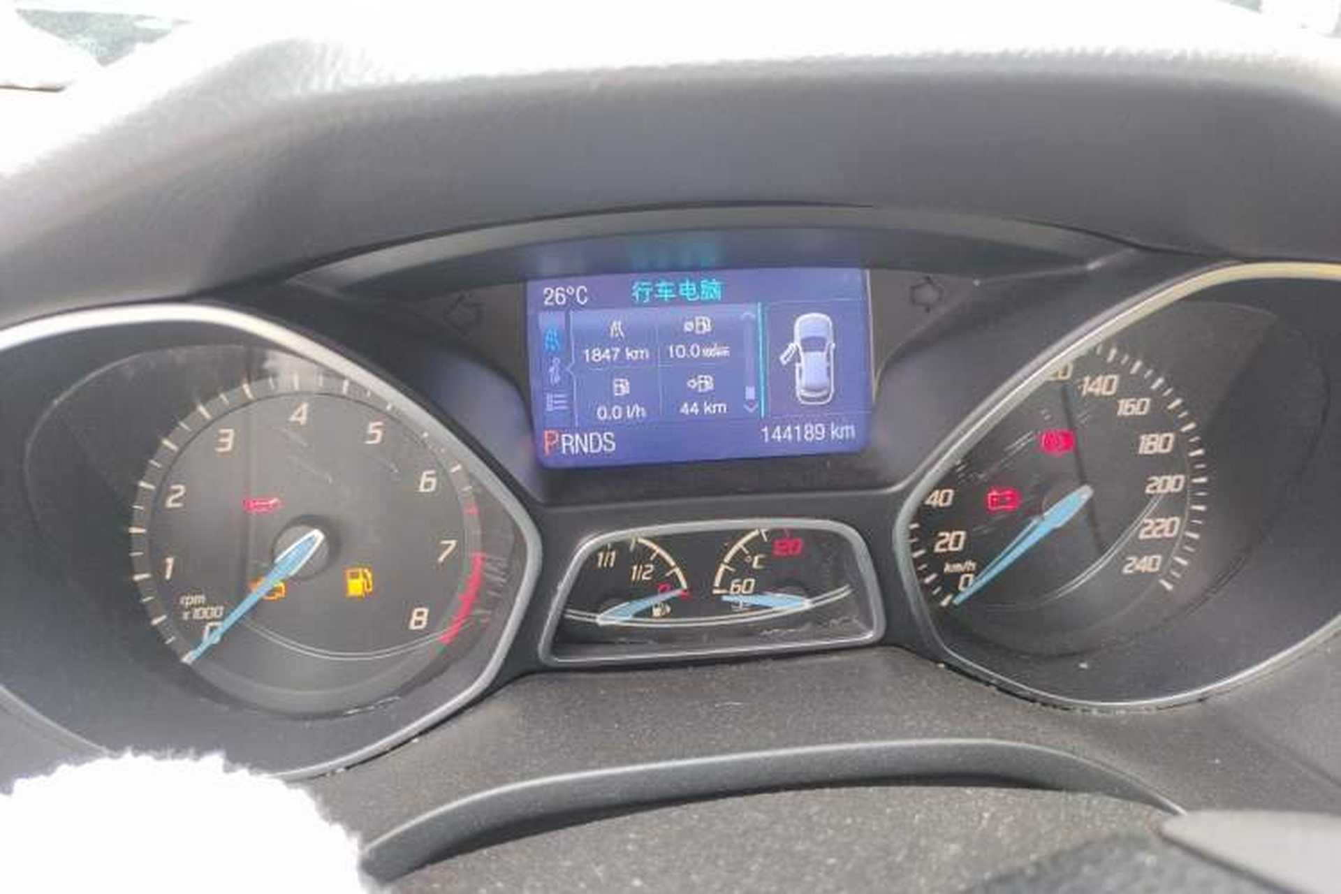 Used Ford Focus 2012 Hatchback 2.0L Automatic Luxury Sport Model Odometer Close Up