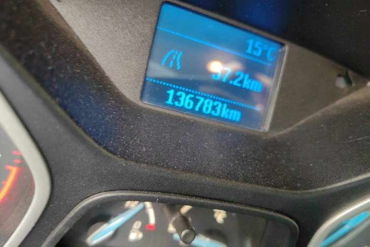 Used Ford Focus 2012 Hatchback 1.6L Manual Comfort Model Odometer Close Up