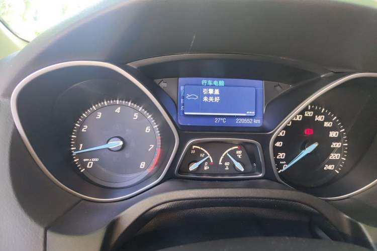Used Ford Focus 2012 Hatchback 2.0L Manual Luxury Sport Model Odometer Close Up