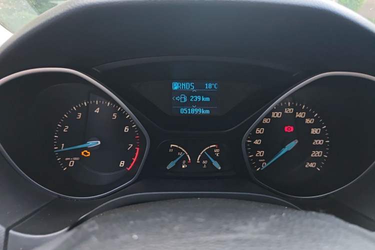 Used Ford Focus 2012 Hatchback 1.6L Automatic Fashion Edition Odometer Close Up