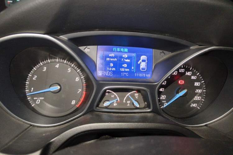Used Ford Focus 2012 Hatchback 2.0L Automatic Luxury Sport Model Odometer Close Up