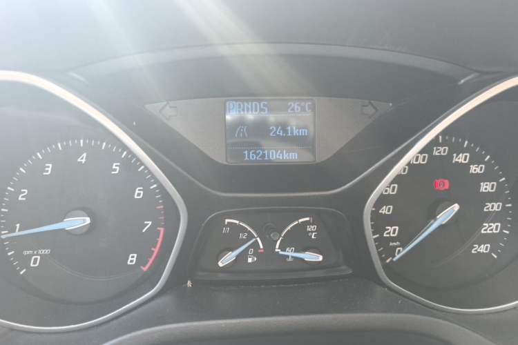 Used Ford Focus 2012 Sedan 1.6L Automatic Comfort Model Odometer Close Up