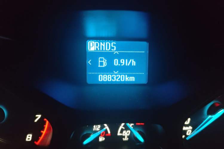 Used Ford Focus 2012 Sedan 1.6L Automatic Fashion Edition Odometer Close Up