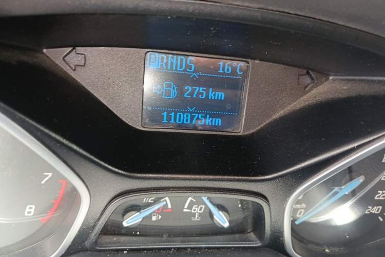 Used Ford Focus 2012 Sedan 1.6L Automatic Fashion Edition Odometer Close Up