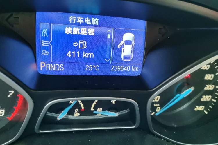 Used Ford Focus 2012 Hatchback 2.0L Automatic Luxury Sport Model Odometer Close Up