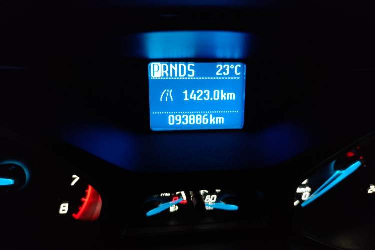 Used Ford Focus 2012 Hatchback 1.6L Automatic Comfort Model Odometer Close Up