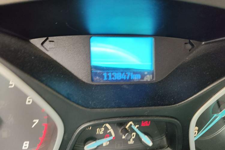 Used Ford Focus 2012 Hatchback 1.6L Automatic Comfort Model Odometer Close Up