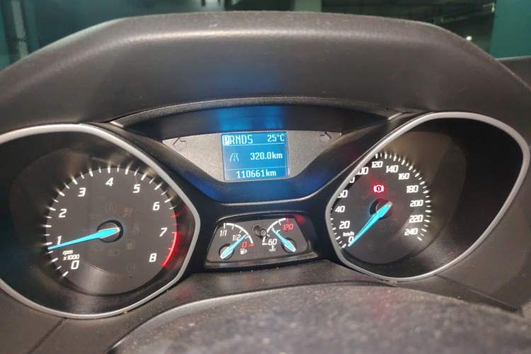 Used Ford Focus 2012 Hatchback 1.6L Automatic Comfort Model Odometer Close Up
