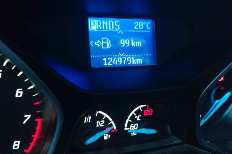Used Ford Focus 2012 Hatchback 1.6L Automatic Fashion Edition Odometer Close Up