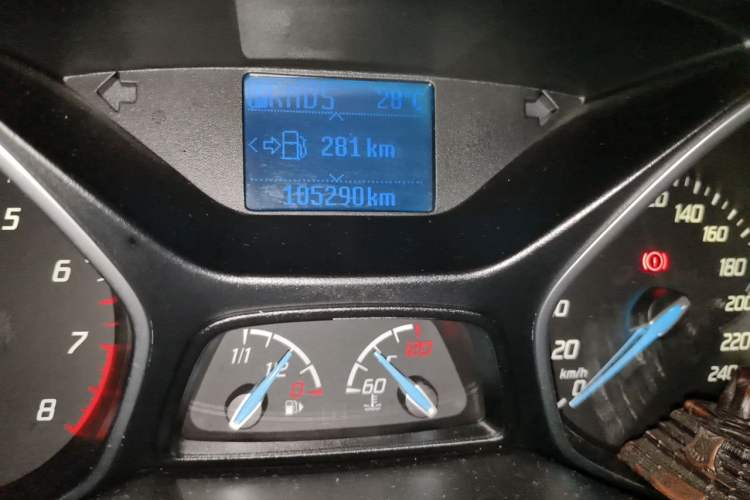 Used Ford Focus 2012 Hatchback 1.6L Automatic Fashion Edition Odometer Close Up