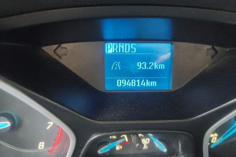 Used Ford Focus 2012 Hatchback 1.6L Automatic Comfort Model Odometer Close Up