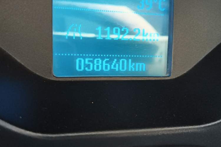 Used Ford Focus 2012 Hatchback 1.6L Manual Comfort Model Odometer Close Up