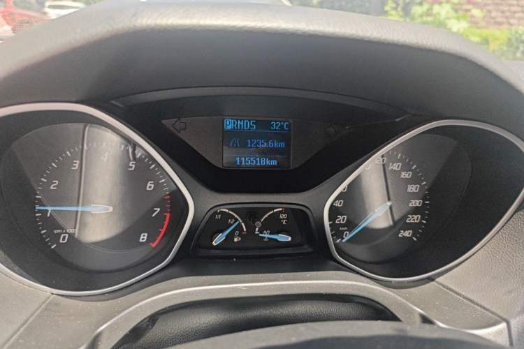 Used Ford Focus 2012 Hatchback 1.6L Automatic Comfort Model Odometer Close Up