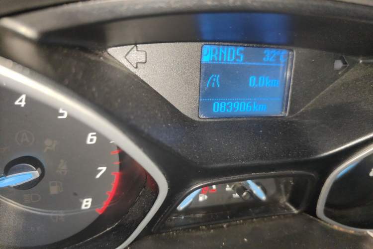Used Ford Focus 2012 Hatchback 1.6L Automatic Comfort Model Odometer Close Up