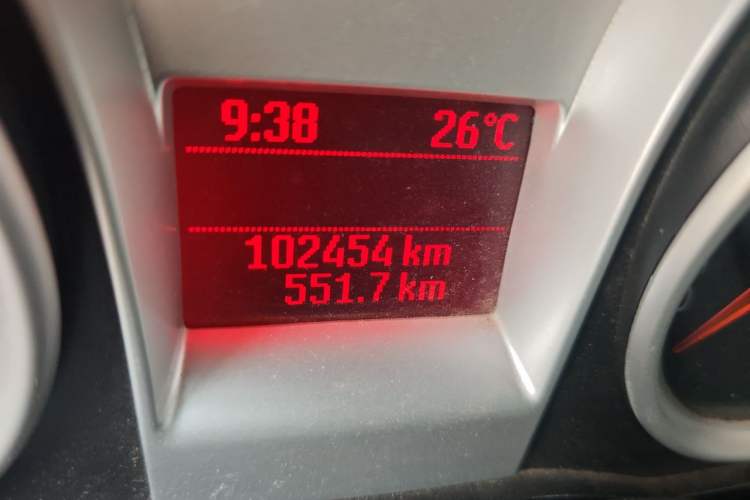 Used Ford Focus 2012 Hatchback Classic 1.8L Manual Base Model Odometer Close Up