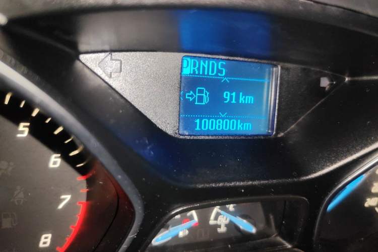 Used Ford Focus 2012 Hatchback 1.6L Automatic Fashion Edition Odometer Close Up