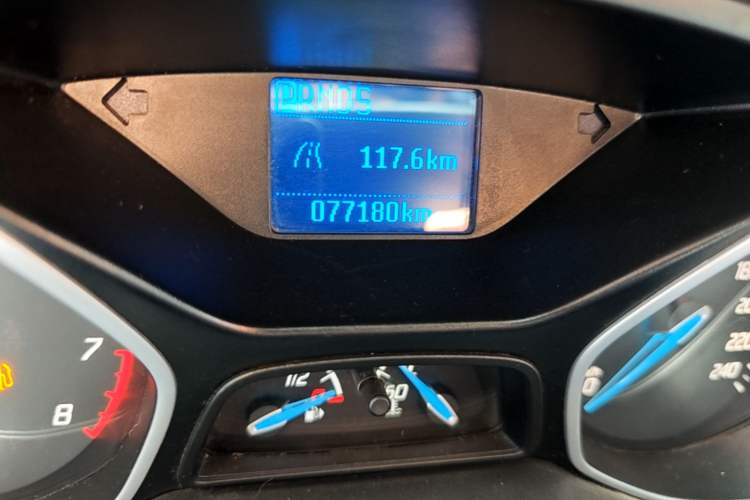 Used Ford Focus 2012 Hatchback 1.6L Automatic Comfort Model Odometer Close Up