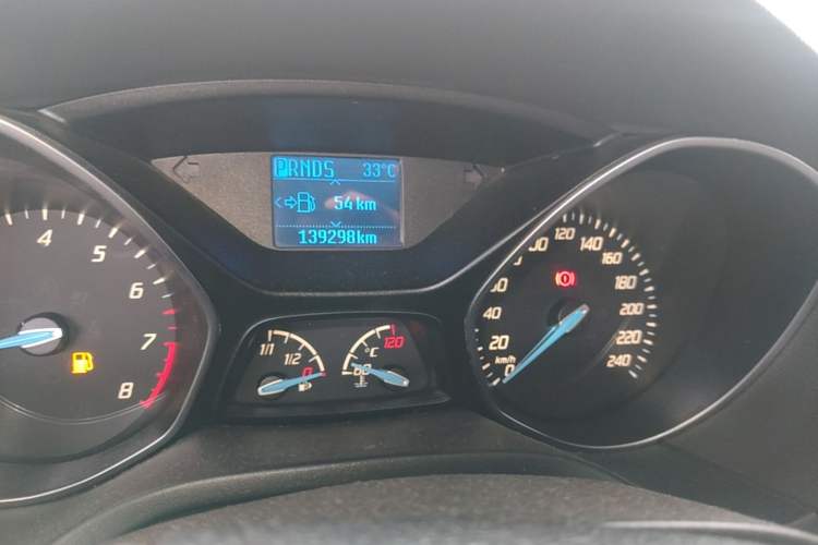 Used Ford Focus 2012 Hatchback 1.6L Automatic Fashion Edition Odometer Close Up
