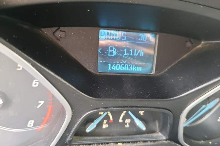 Used Ford Focus 2012 Hatchback 1.6L Automatic Fashion Edition Odometer Close Up