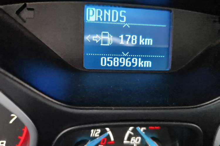 Used Ford Focus 2012 Hatchback 1.6L Automatic Fashion Edition Odometer Close Up