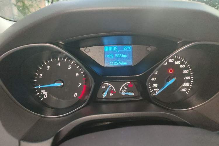 Used Ford Focus 2012 Hatchback 1.6L Automatic Fashion Edition Odometer Close Up