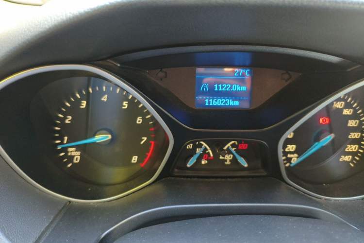 Used Ford Focus 2012 Hatchback 1.6L Manual Comfort Model Odometer Close Up