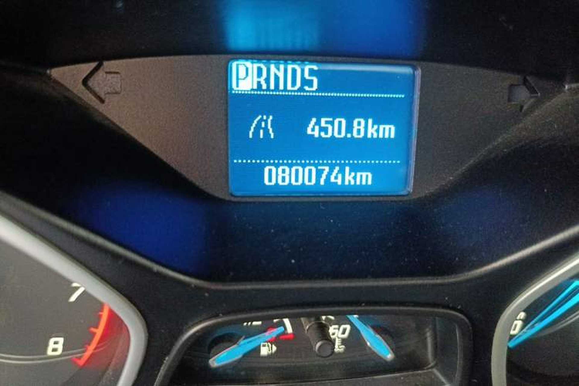 Used Ford Focus 2012 Hatchback 1.6L Automatic Comfort Model Odometer Close Up