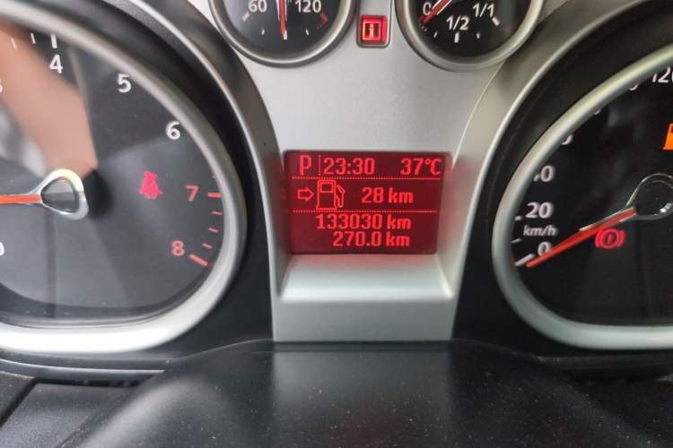Used Ford Focus 2012 Hatchback Classic 1.8L Automatic Base Model Odometer Close Up