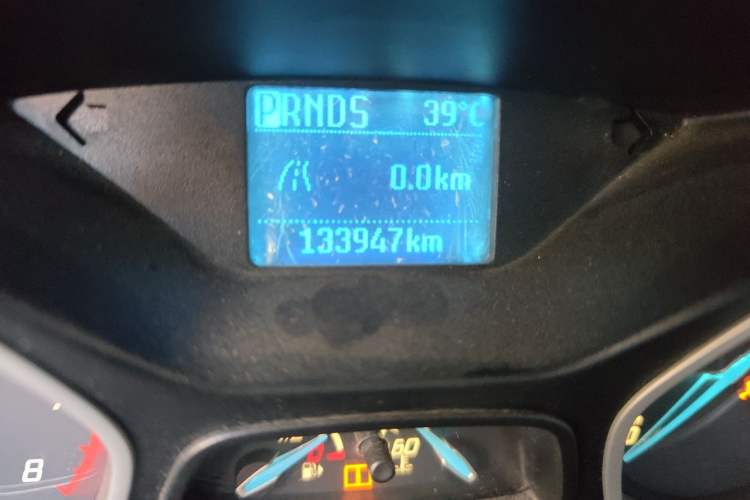 Used Ford Focus 2012 Hatchback 1.6L Automatic Comfort Model Odometer Close Up