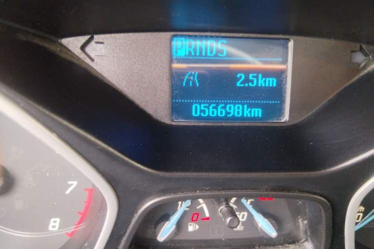 Used Ford Focus 2012 Hatchback 1.6L Automatic Comfort Model Odometer Close Up