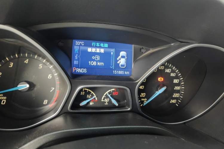 Used Ford Focus 2012 Hatchback 2.0L Automatic Luxury Sport Model Odometer Close Up