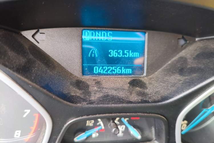 Used Ford Focus 2012 Hatchback 1.6L Automatic Comfort Model Odometer Close Up