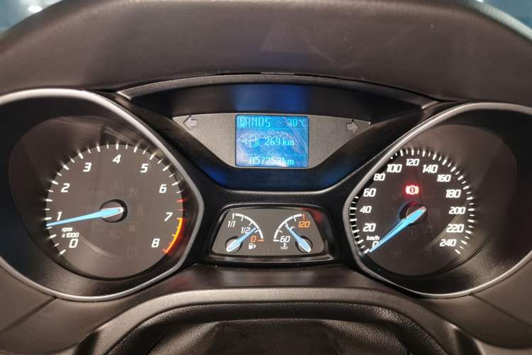 Used Ford Focus 2012 Hatchback 1.6L Automatic Fashion Edition Odometer Close Up